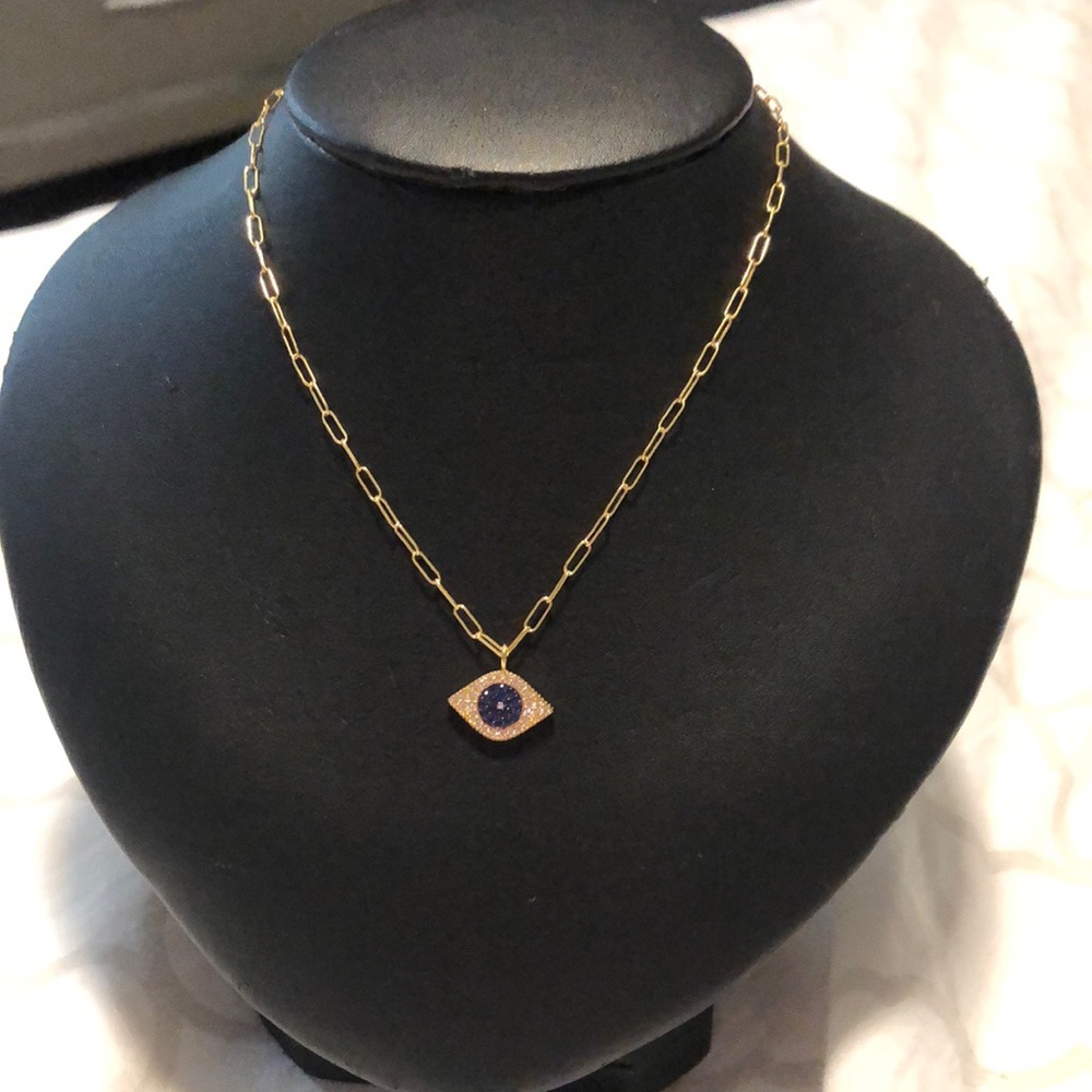 Evil Eye Sterling Silver Necklace